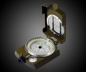 Military Prismatic Sighting Compass