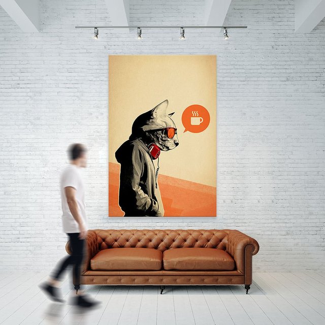 The Morning After Eyes on Walls Giant Canvas Print by Hidden Moves