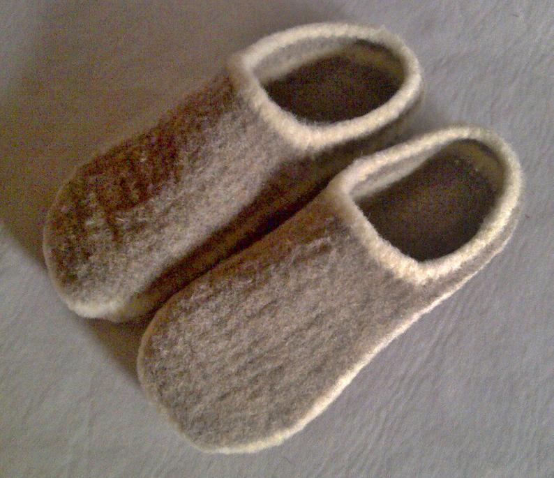 Wool Slippers Free Shipping wool shoes custom order oatmeal