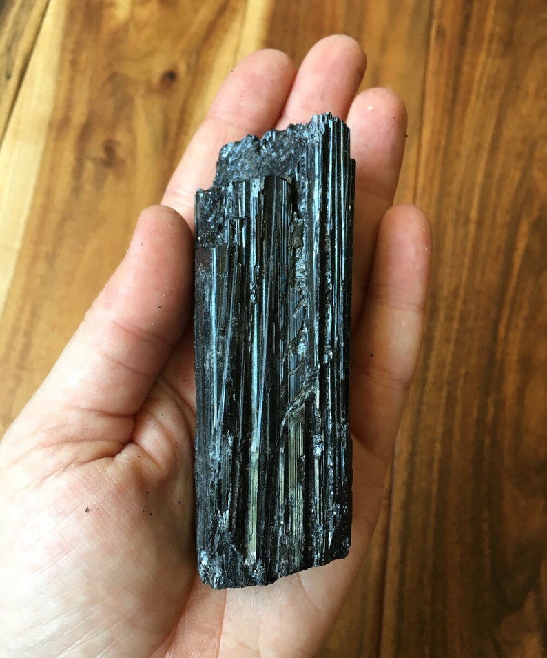 Black tourmaline crystal 2.53.5  black tourmaline raw