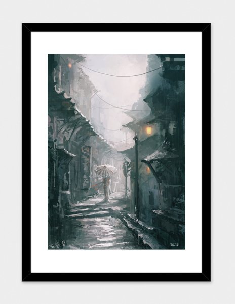 Dawn- Numbered Art Print by Wlop from Curioos