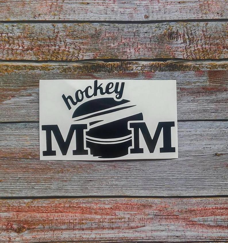 Hockey Decal Hockey Mom Hockey Stickers Sports Decals