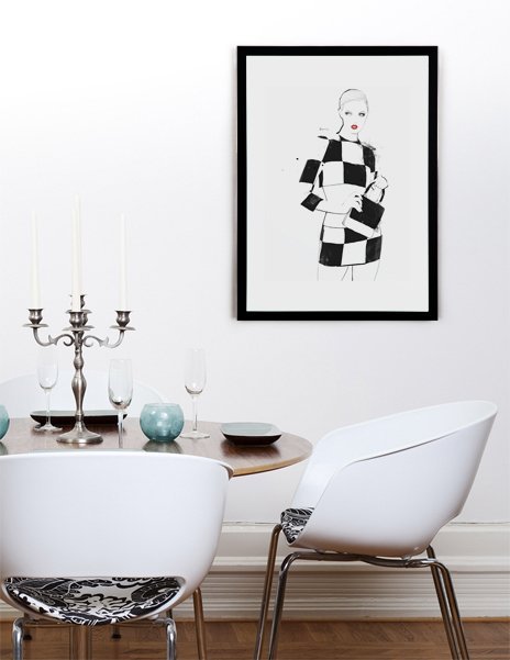 Million Dollar Girl , Fine Art Print by Floyd Grey