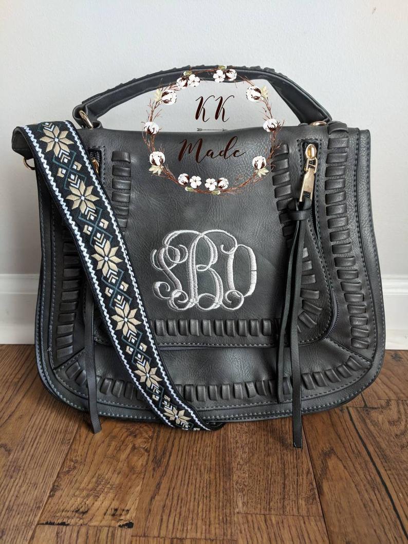 Monogrammed bag monogrammed purse monogrammed wallet