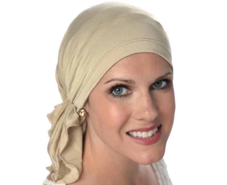 Slip-On Scarf  Pre-Tied Head Scarves for Women  Cancer