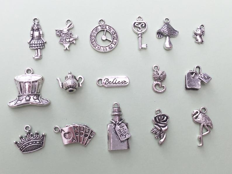 The Ultimate Alice in Wonderland Charm Collection Antique