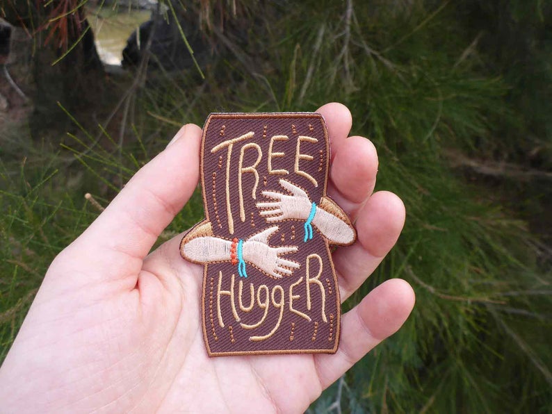 Tree Hugger Patch  Forest Patch  Hippie Patch  Nature Patch