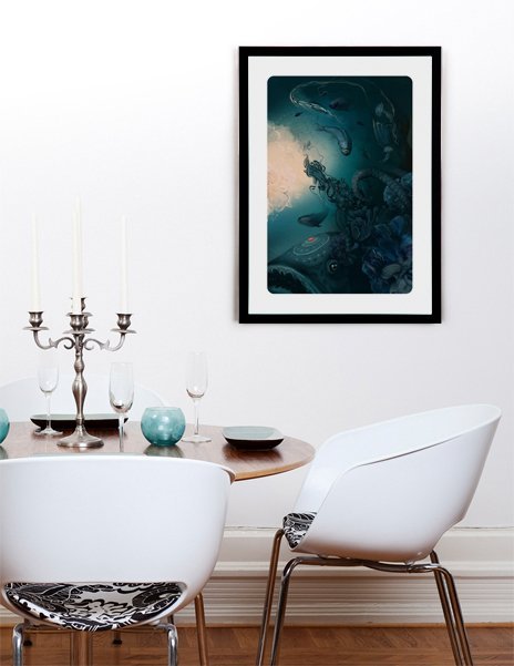 fish, Fine Art Print by Tatiana Kazakova