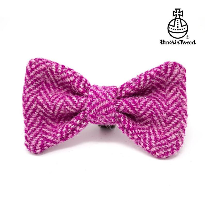 Harris Tweed Dog Bows  Bow Ties