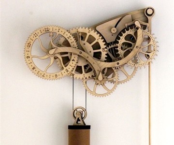 Mechanical Wooden Clock Kit