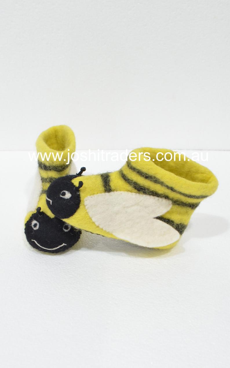 Warm felt slippers boots winter boots for children animal