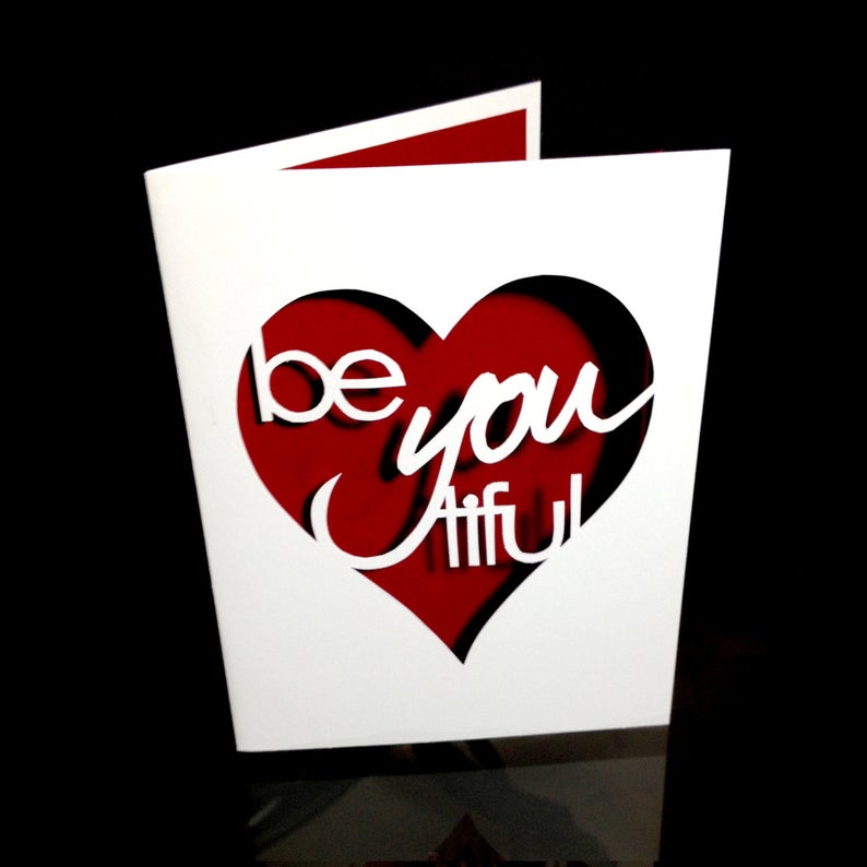Beyoutiful Greeting Card Valentine Anniversary Card First