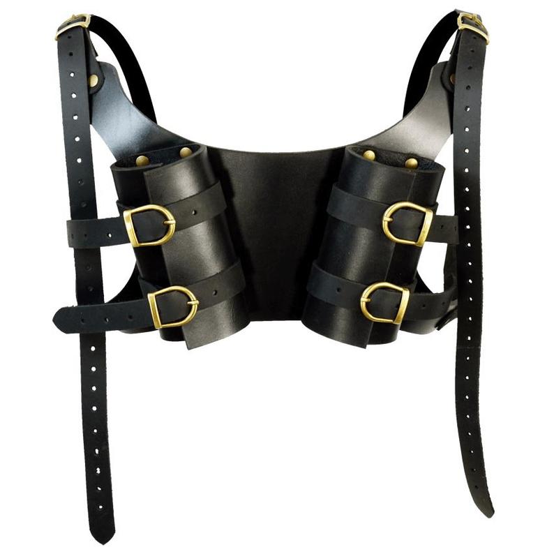 Dual LARP Sword Back Harness  Double Sword Holder  DK1055