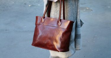 Marron Leather Walker Macbook Case