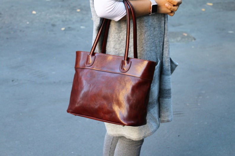 Leather bag handmade leather bag handbag woman leather bag