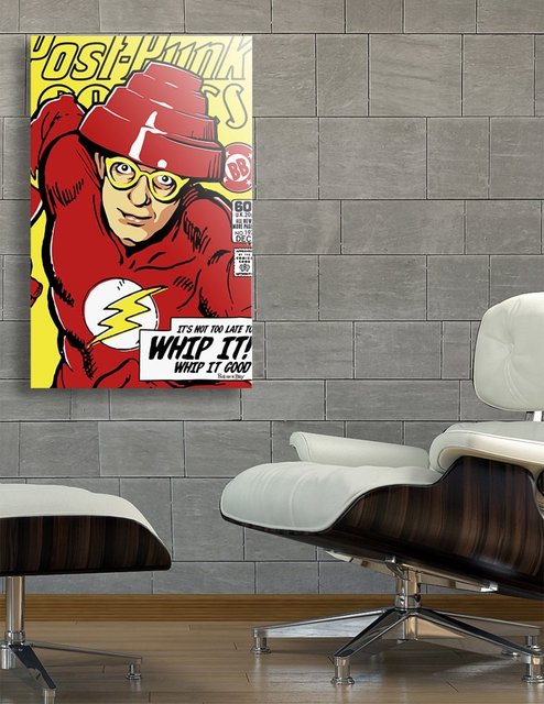 Post-Punk Comics | Whip It, Acrylic Glass Print by Butcher Billy