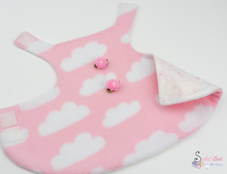 Sweet Clouds Pet Jacket  XS S M….Pet Jacket Jacket for