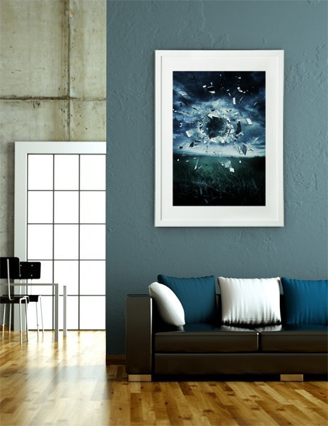 And the storm broke, Fine Art Print by Richard Davis