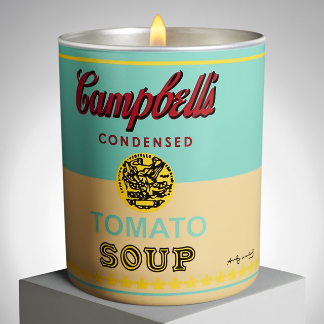 Andy Warhol Yellow/Turquoise Soup Candle