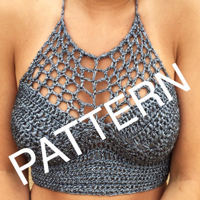 Crochet Tokyo Top PatternSexy Women’s Festival Halter