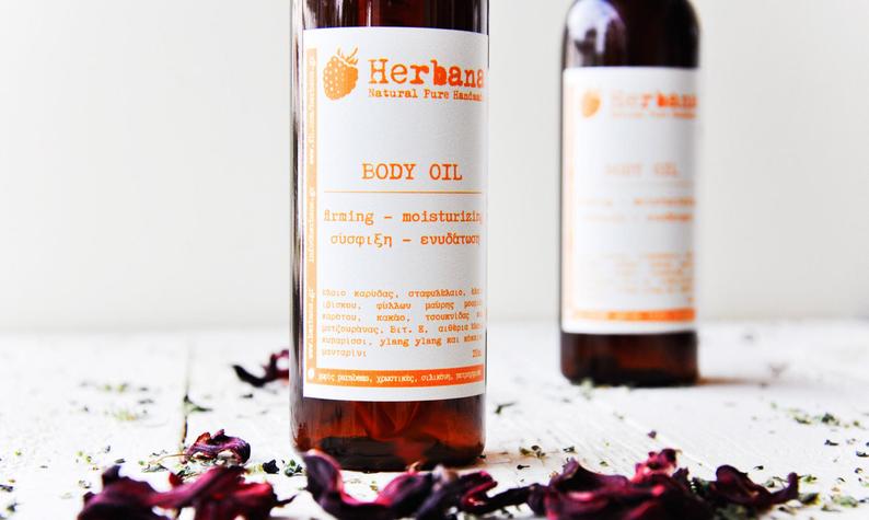 Firming Body Oil Organic Body Oil with Combination of Plant