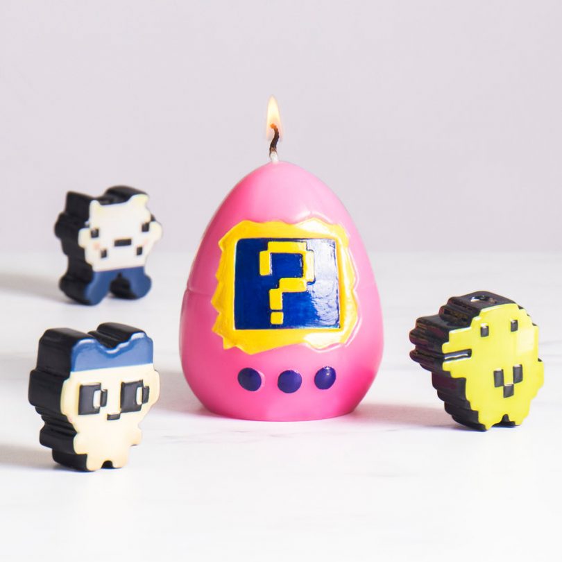 Hatching Virtual Pet Candle