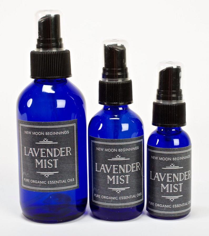 Lavender Spray  Lavender Essential Oil  healing crystals and