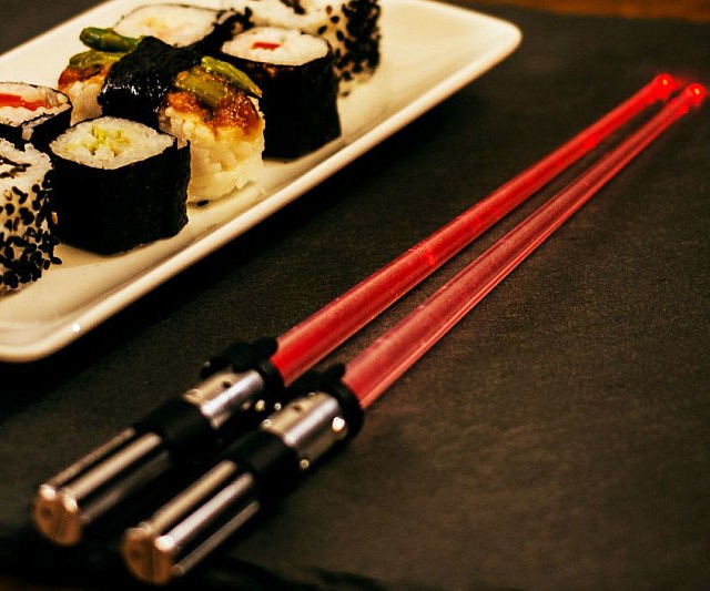 Lightsaber Light-Up Chop Sticks