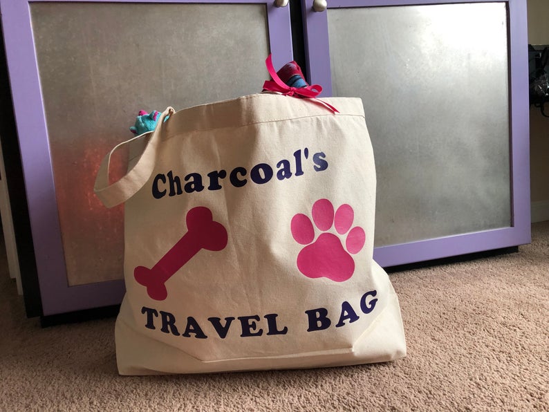 Overnight Bag/Pet/Dog/Cat/Personalized/Travel