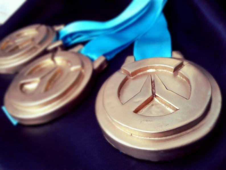 Overwatch Inspired Resin Cast Medals