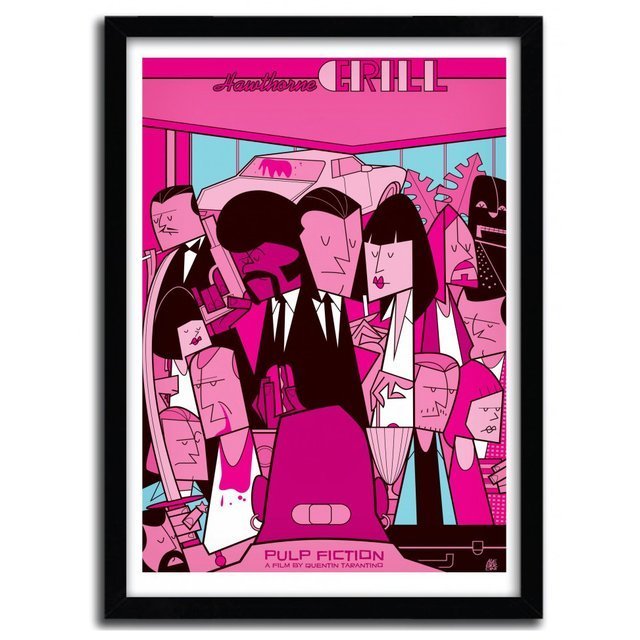 Pulp Fiction Art Print by Ale Giorgini