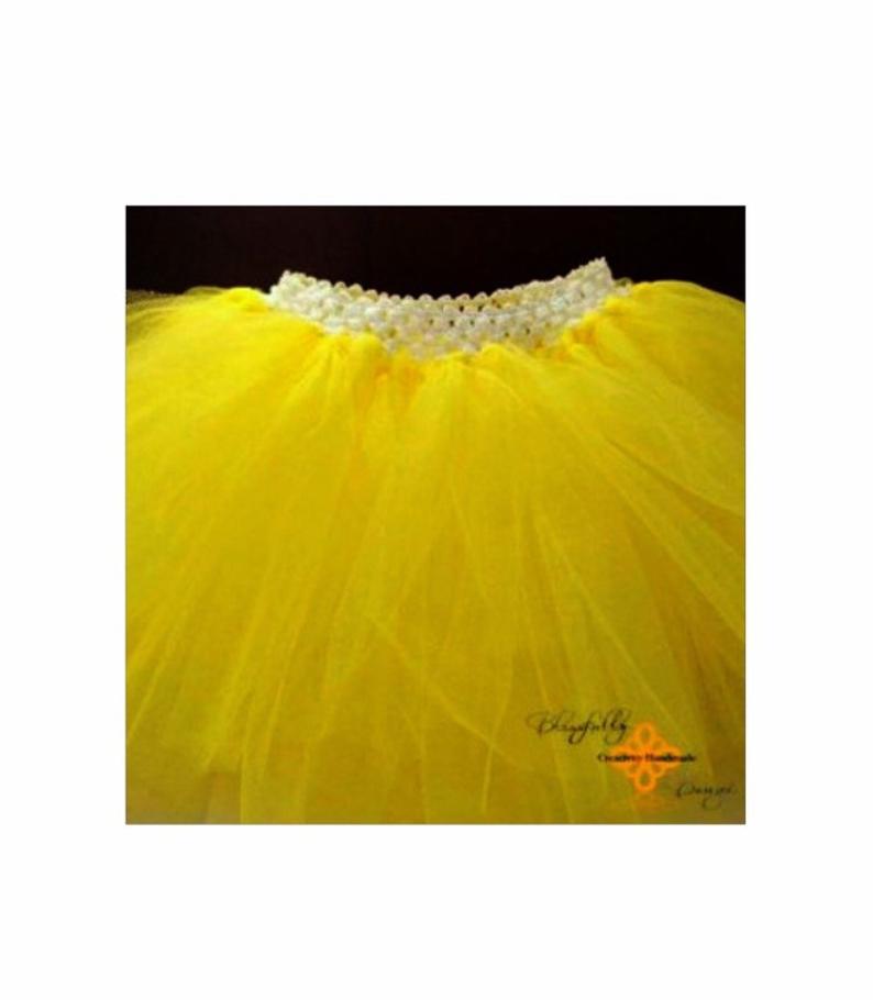 SUNSHINE YELLOW  toddler and infant tutu skirt