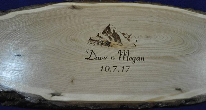 Wedding Signs  Guest Book  Wedding Guest Book  Wood Slab