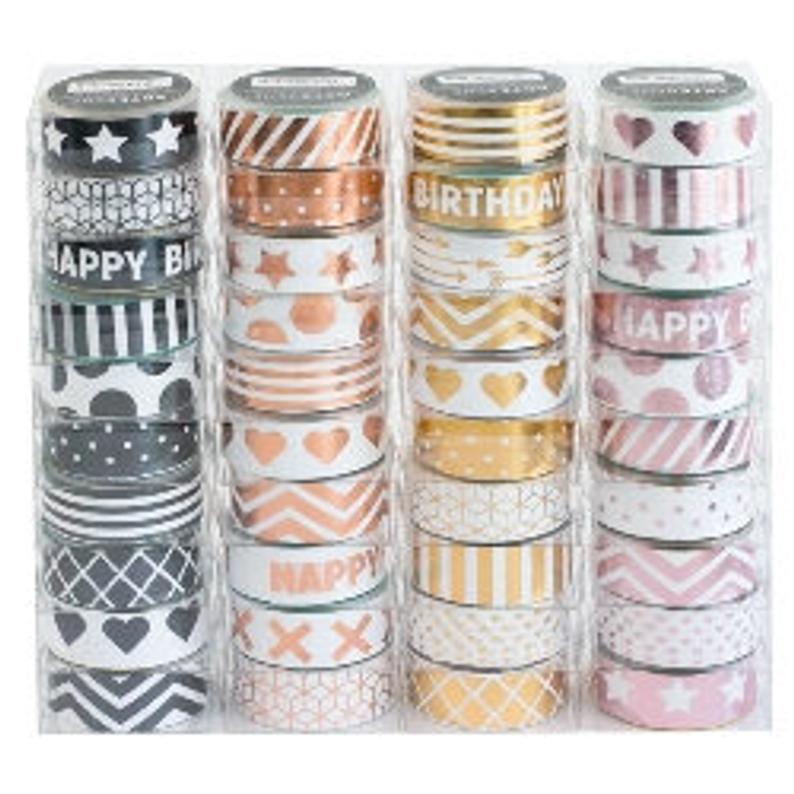 Artebene Luxury Metallic Washi Tape For Home Crafting DIY