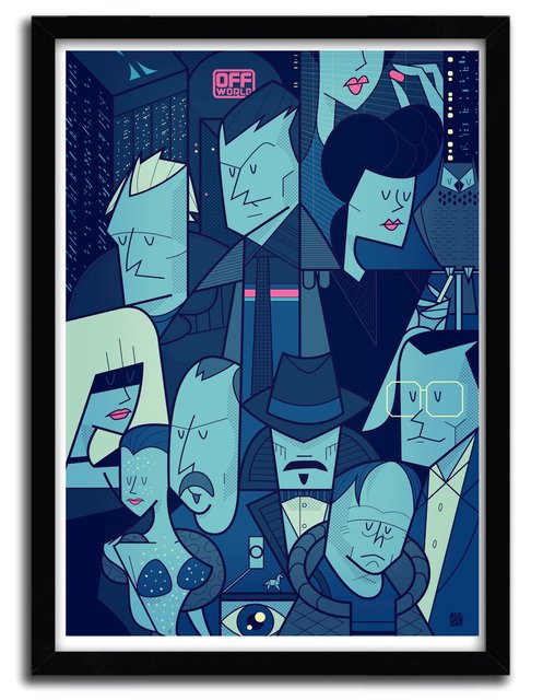 BLADE RUNNER ART PRINT by ALE GIORGINI