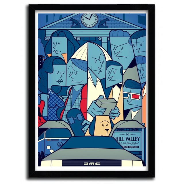 Back to the Future Print by Ale Giorgini