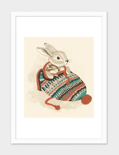 Cozy Chipmunk – Numbered Art Print by Laura Graves from Curioos