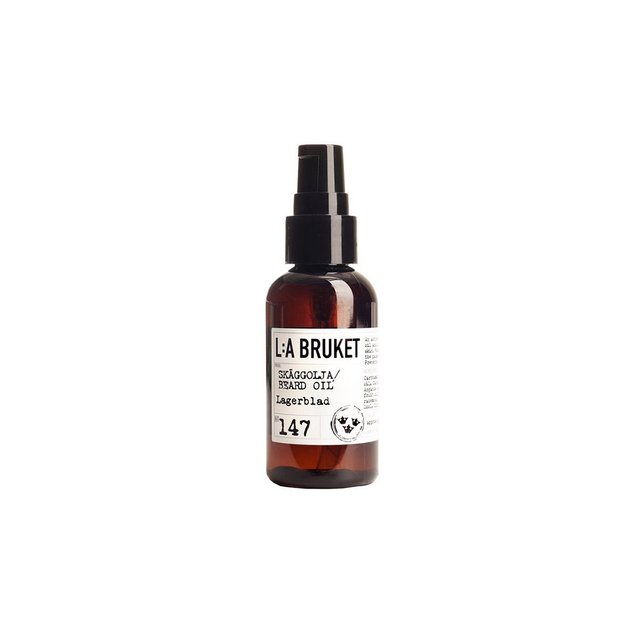 L:A Bruket 147 Beard Oil Laurel Leaf 60ml