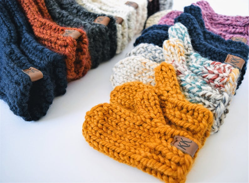 Mitten Pattern // Knitting Pattern // Knit Mitten Pattern //