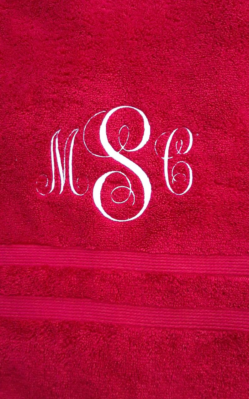 Monogrammed Hand Towel  Ultimate Hand Towel  Fast Shipping