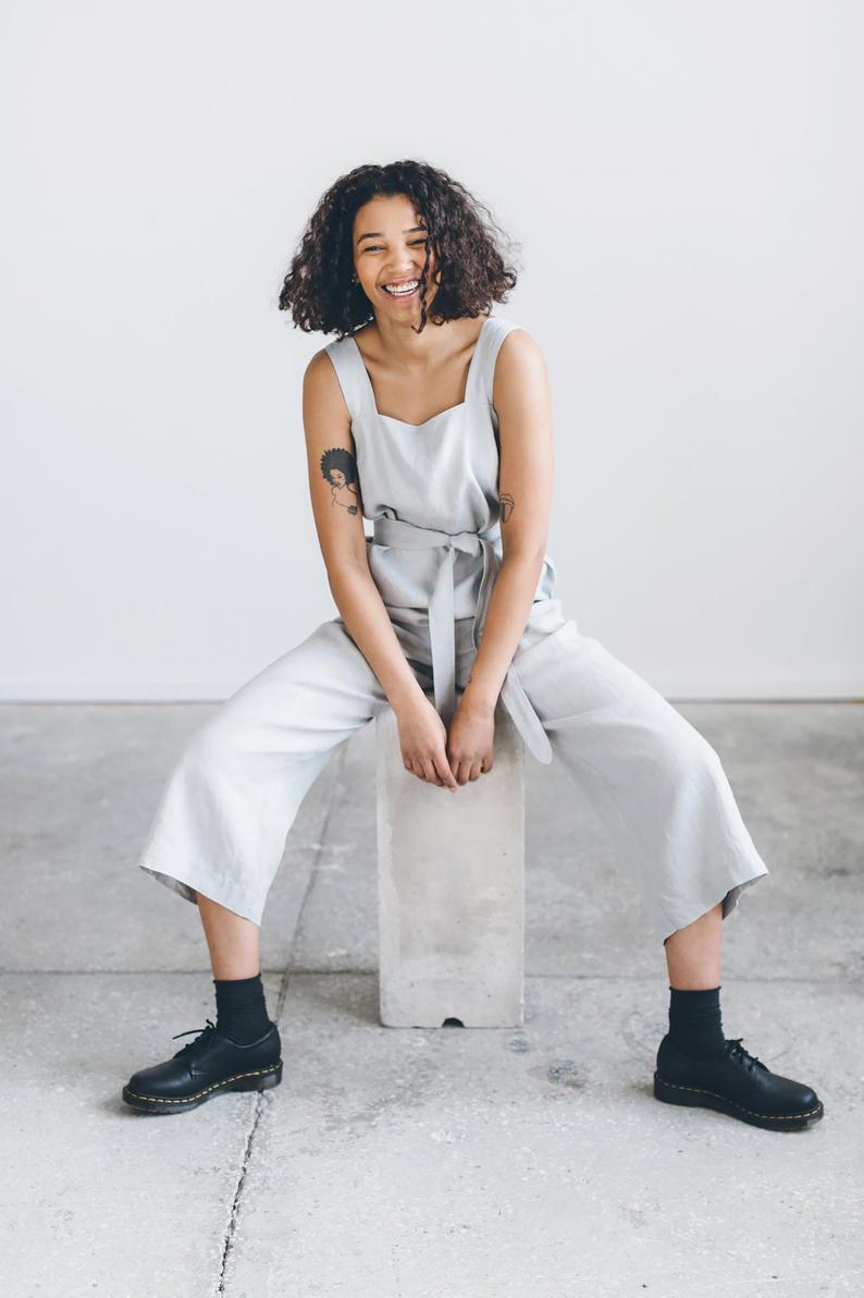 Naomi jumpsuit / Linen jumpsuit/ Oversized jumpsuit/ Summer