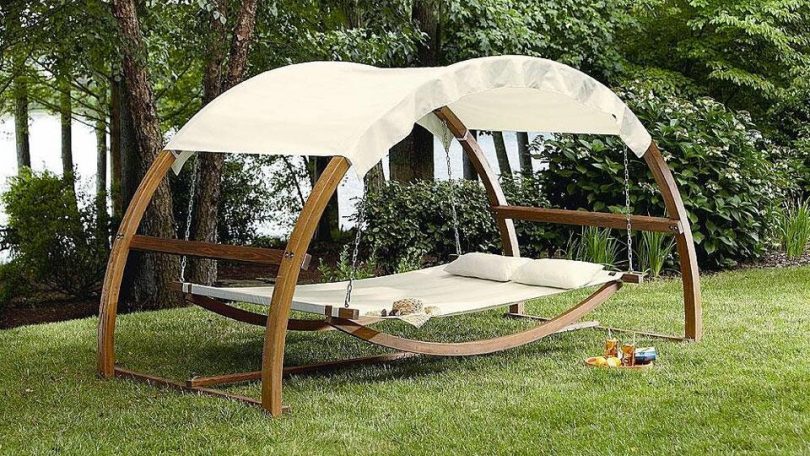 Outdoor Patio Arch Swing