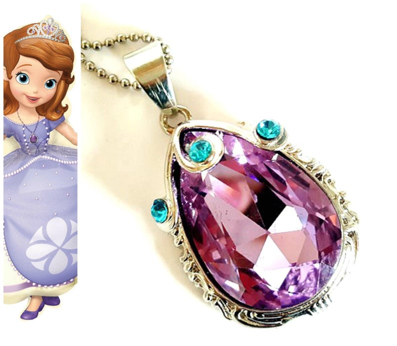 PRINCESS SOFIA Amulet Sofia The First Amulet  Purple Amulet