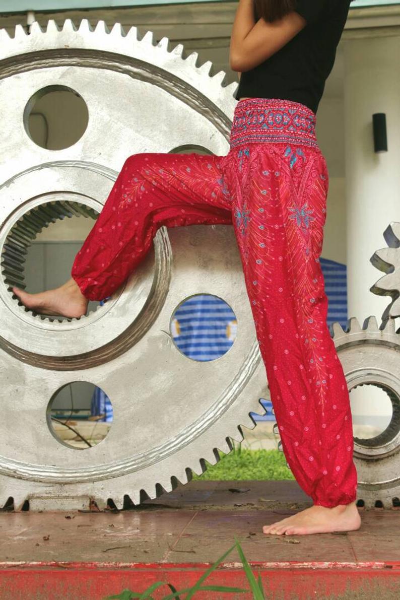 Rose Peacock Pants Women Hippie Pants Women Gypsy Pants Women