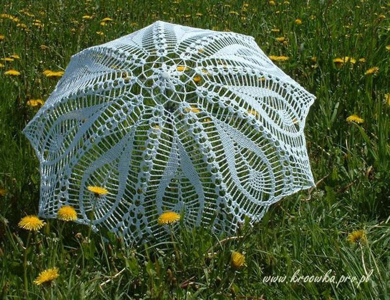 WHITE IVORY Wedding Umbrella Lace Umbrella Victorian