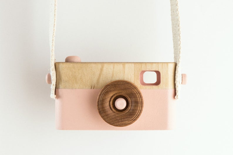 Wooden Toy Camera Wooden Toys Nursery decor Baby Birthday