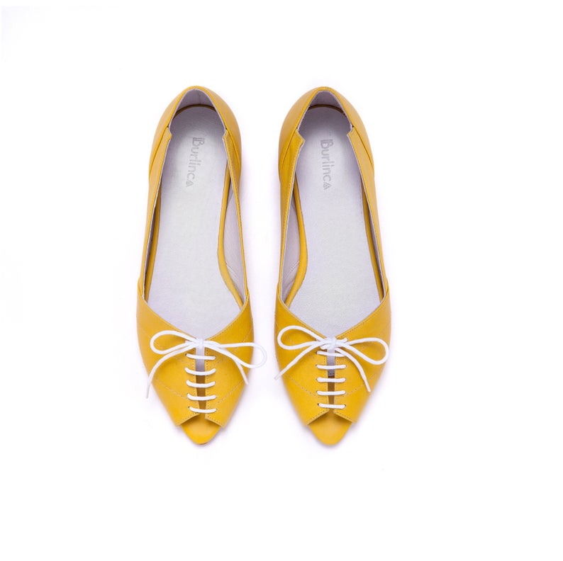 Yellow leather sandals women yellow shoes women’s shoes