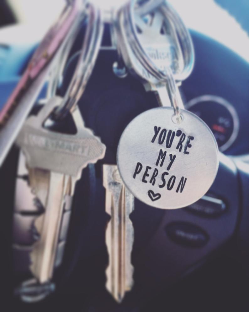 You’re My Person Keychain  Greys Anatomy Quote