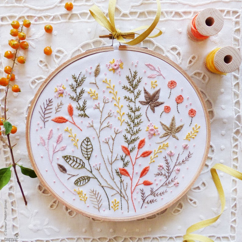 Modern hand embroidery Craftily creative Embroidery kit