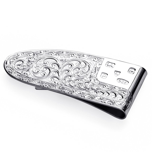 Sterling Silver Sidelock Money Clip by Sir Jack’s
